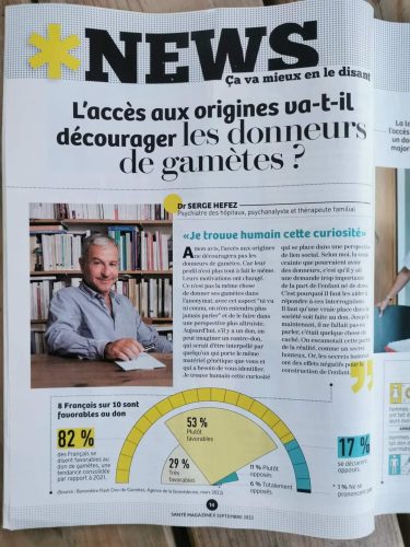 Santé magazine page 1